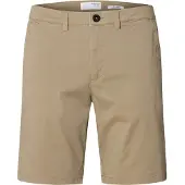 Selected Chino Corti Uomini Marrone S