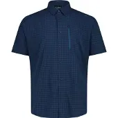 CMP Shirt Stretch Camicia Uomo (48, blu)