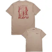 KAVU Salmon T-shirt Uomo (S, beige)