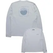 KAVU Sunday Crew Maglia funzionale Uomo (L, grigio)