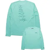 KAVU Sunday Crew Maglia funzionale Uomo (M, turchese)