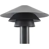 LUCANDE Lampione a LED Montaro, 110 cm, antracite, IP54