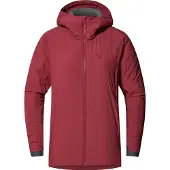 Haglöfs Women's Mimic Alert Hood Giacca sintetica Donna (L, rosso)