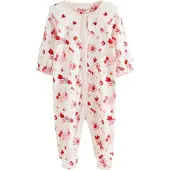 Next Pigiama crema / rosso scuro