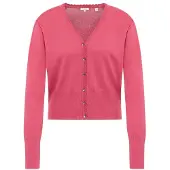 Tranquillo Women's Strickjacke Linaa Cardigan Donna (XL, fuchsia)