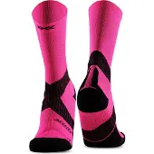 X-socks Bike Expert Crew Calze da ciclismo (45-47, fuchsia)