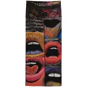 Desigual , gonna a maglia stampata, Donna, Viscosa, Nero, M