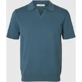 Selected Camicia Polo In Maglia Uomini Grigio XL