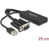 DeLOCK Adattatore Da Hdmi A Vga 62668