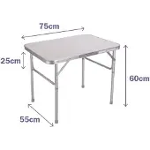 Marbueno Summer Tavolo Pieghevole 10013b 75x55x25 Cm
