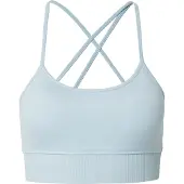 Reebok Reggiseno sportivo 'LUX' blu chiaro