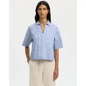 Selected Blusa A V Donne Blu 38