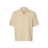 Selected Camicia A Maniche Corte Uomini Grigio S