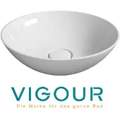 VIGOUR INDIVIDUAL 3.0 Rivestimento minerale SolidPlus VIG Ø 40 cm, bianco lucido