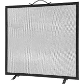 EDM Griglia parascintille quadrata, nera, 60 x 0,5 x 60 cm