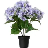 Everlands Pianta Artificiale Hydrangea Lilac