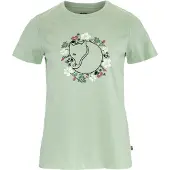 Fjällräven Women's Fjällblomster Fox T-Shirt T-shirt Donna (S, grigio)