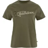 Fjällräven Women's Archive Logo T-Shirt T-shirt Donna (XS, olivia)