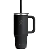 Hydroflask Travel Tumbler Clear Lid Bicchiere isolante (710 ml, nero)