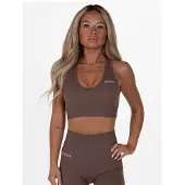 Divina Reggiseno sportivo 'Nani' marrone