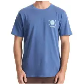 Roark Palm T-shirt Uomo (L, blu)
