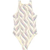 Picture Women's Kalen Printed Swimsuit Costume intero Donna (XS, bianco)
