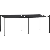 Syfax Gazebo con Tetto Retrattile 600x300x233 cm Antracite