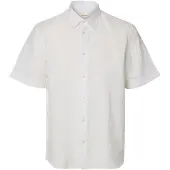 Selected Camicia In Misto Lino Uomini Bianco XL