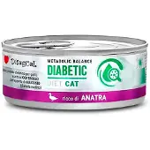 Disugual Cibo Umido Per Gatti Anatra Per Diabetici 12x85g