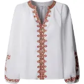 Pepe Jeans per donna. PL3051449 Blusa beige Beliz (XS), Casual, Cotone