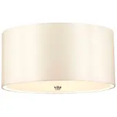Elstead Lighting Plafoniera Contemporanea Fletcher Acciaio Cromo Lucido 3 Luci E27