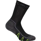 CMP Trekking Sock Poly Mid Calze da trekking (36-38, nero)
