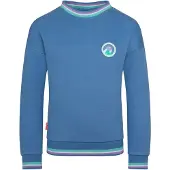 TROLLKIDS Girl's Senja Sweatshirt Maglione Bambini (92, blu)