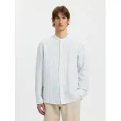 Selected Camicia A Maniche Lunghe Uomini Bianco S