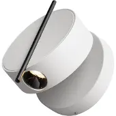 Maytoni Applique a LED Nuance, bianco/oro, Ø 10 cm