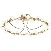 Maytoni plafoniera LED Tessara, Ø 80 cm, oro/bianco