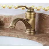 Zhixia Miscelatore lavabo bagno rubinetto monocomando rubinetto antico