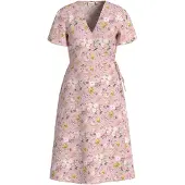 Vila Vilovie Short Sleeved Vestito Incrociato