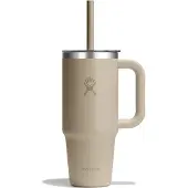 Hydroflask Travel Tumbler Clear Lid Bicchiere isolante (710 ml, beige)