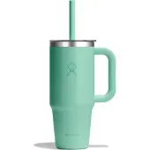 Hydroflask Travel Tumbler Clear Lid Bicchiere isolante (710 ml, turchese)