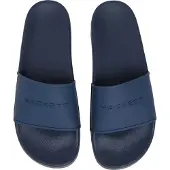 Hackett London per uomo. HMS200083 Infradito blu Pier Slider (41), Casual, Verde, Poliestere