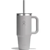 Hydroflask Travel Tumbler Clear Lid Bicchiere isolante (710 ml, grigio)