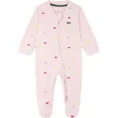 Lacoste Kids Tuta A Maniche Lunghe Footed Croco Print