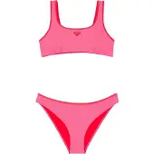 Roxy Kid's Aruba Bralette Set Bikini Bambini (8 Years, fuchsia)