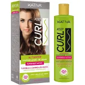 KATIVA Gel Per Capelli Keep Curl Activator Leave In Cream 200ml