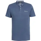 Columbia Nelson Point Polo Maglia polo Uomo (M - Regular 27'', blu)