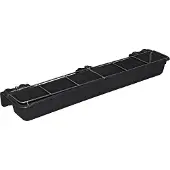 Kerbl Mangiatoia a fondo lungo, 8 l con griglia, larghezza 96 cm