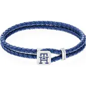 Tommy Hilfiger TJ2790530 Armband Heren Leer Blauw 19cm