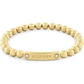 Tommy Hilfiger Bracciale Perline Placcato Oro Donna Bracciale