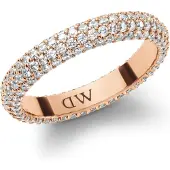 Daniel Wellington Anello Bronzo Pavé 60 mm — Anello
